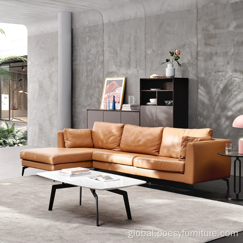 Italian Style Modern Sofa simple corner sofa family living room combination Supplier